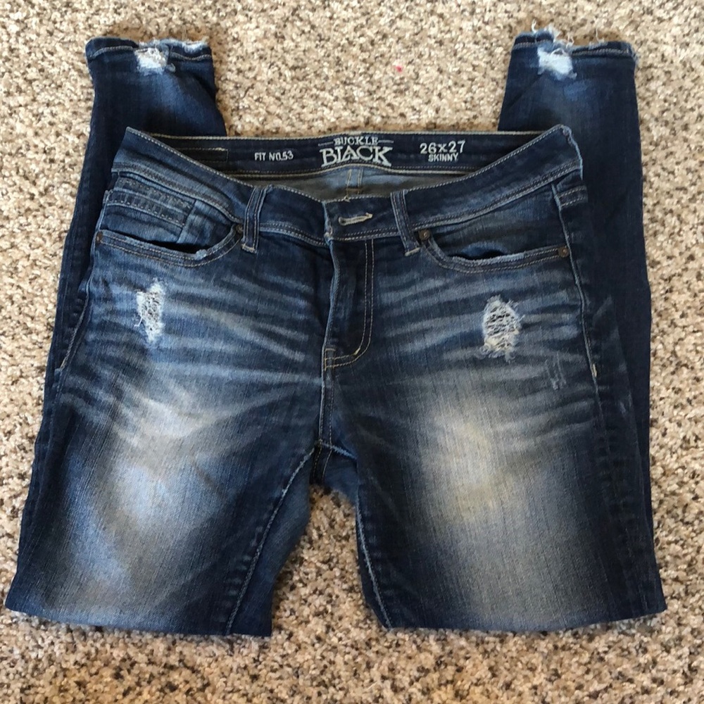 Buckle black Skinny jeans